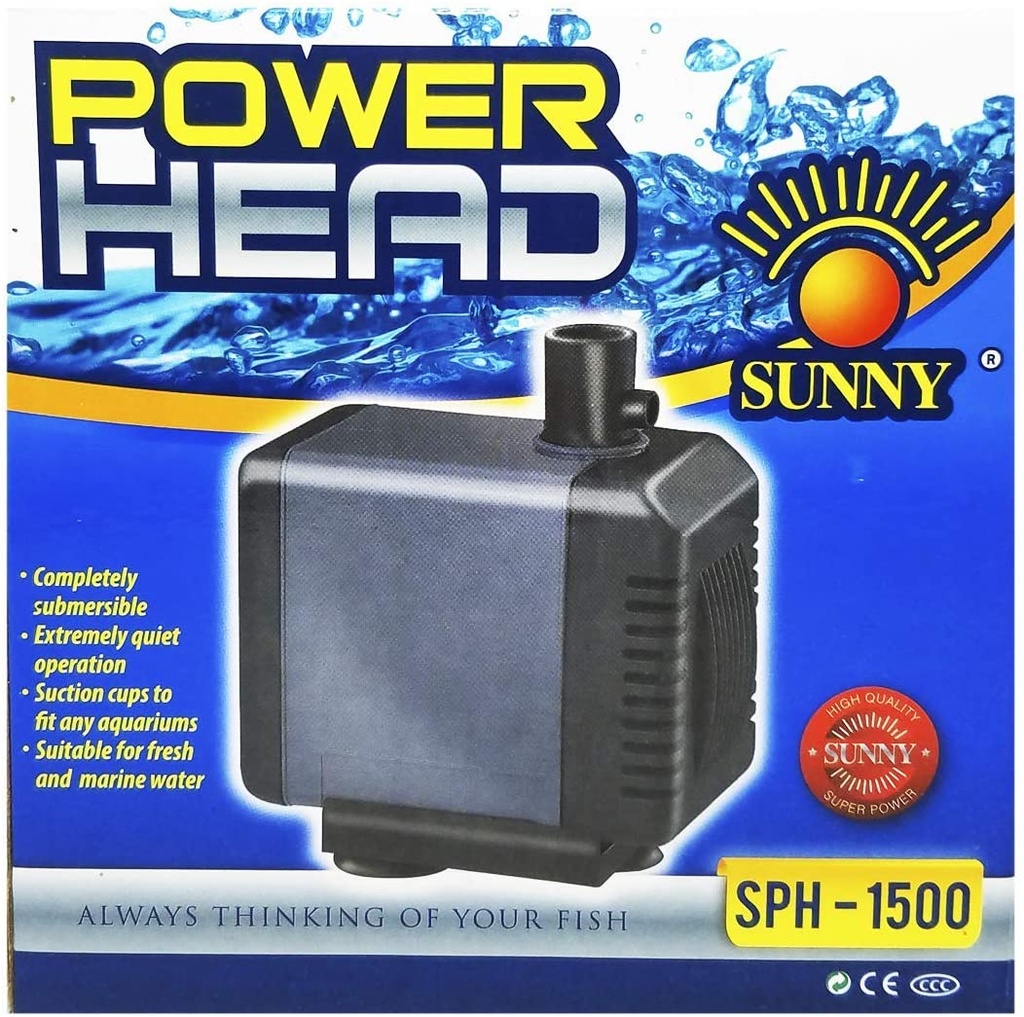 BOMBA SUMERGIBLE SUNNY 1000/1200 L/Hr 1.30-1.50m SPH1500