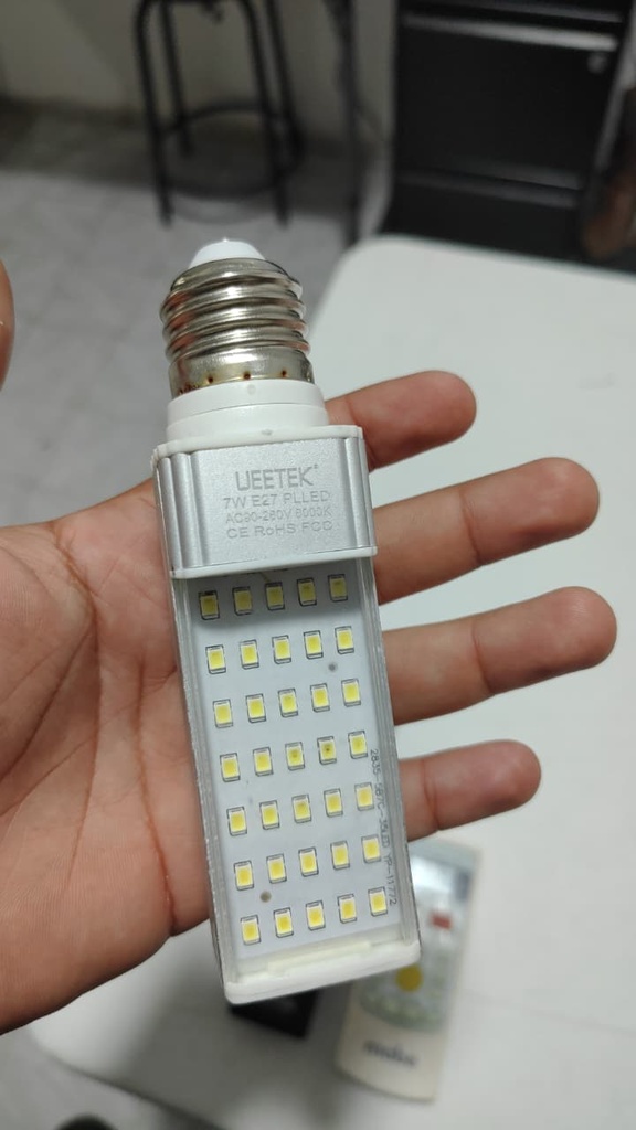 Lámpara Led de repuesto tipo PL blanco p/acuarios LJ-430