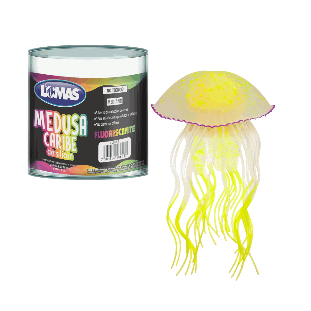 MEDUSA CARIBE FLUORESCENTE COLORES SURTIDOS