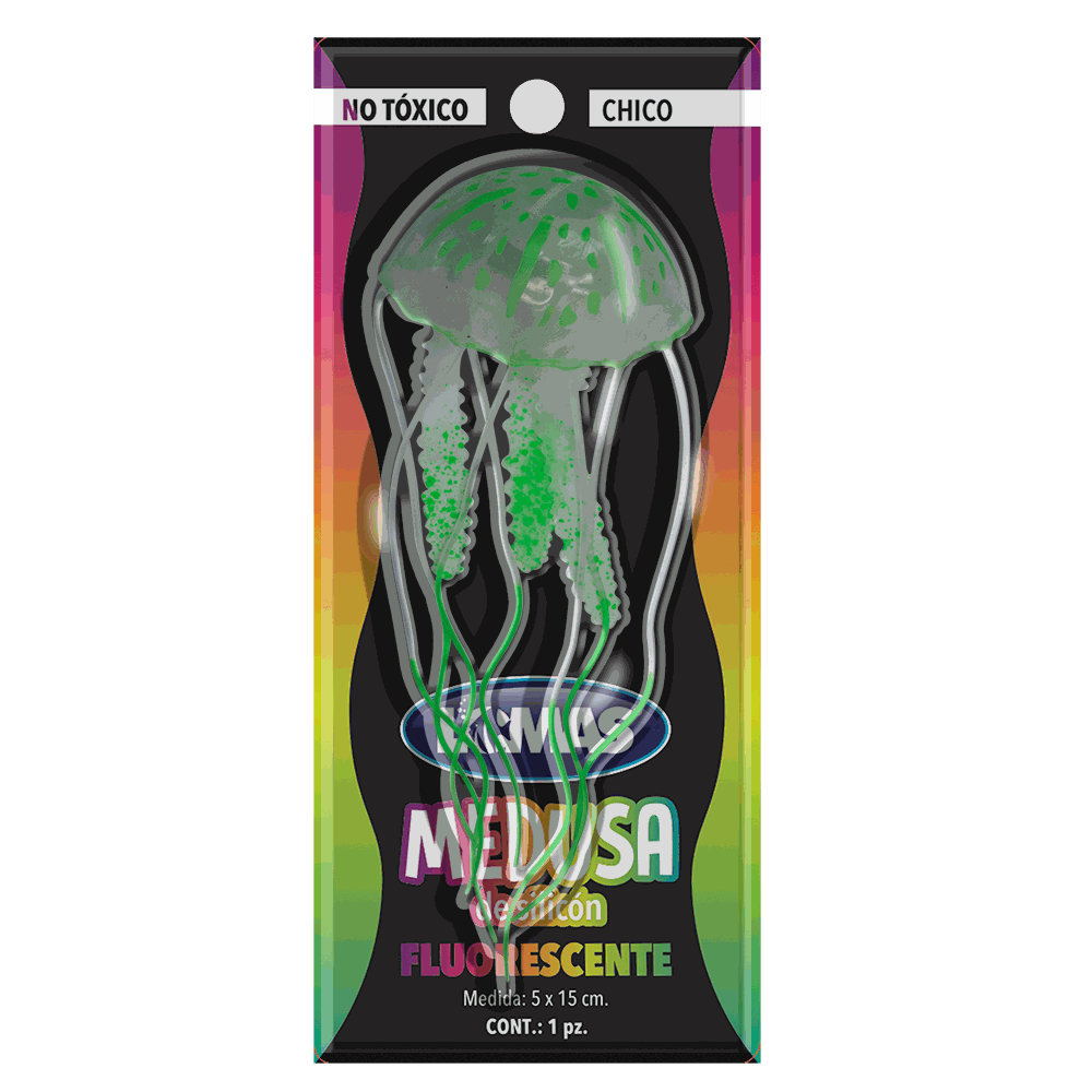 MEDUSA FLUORESCENTE CH COLORES SURTIDOS