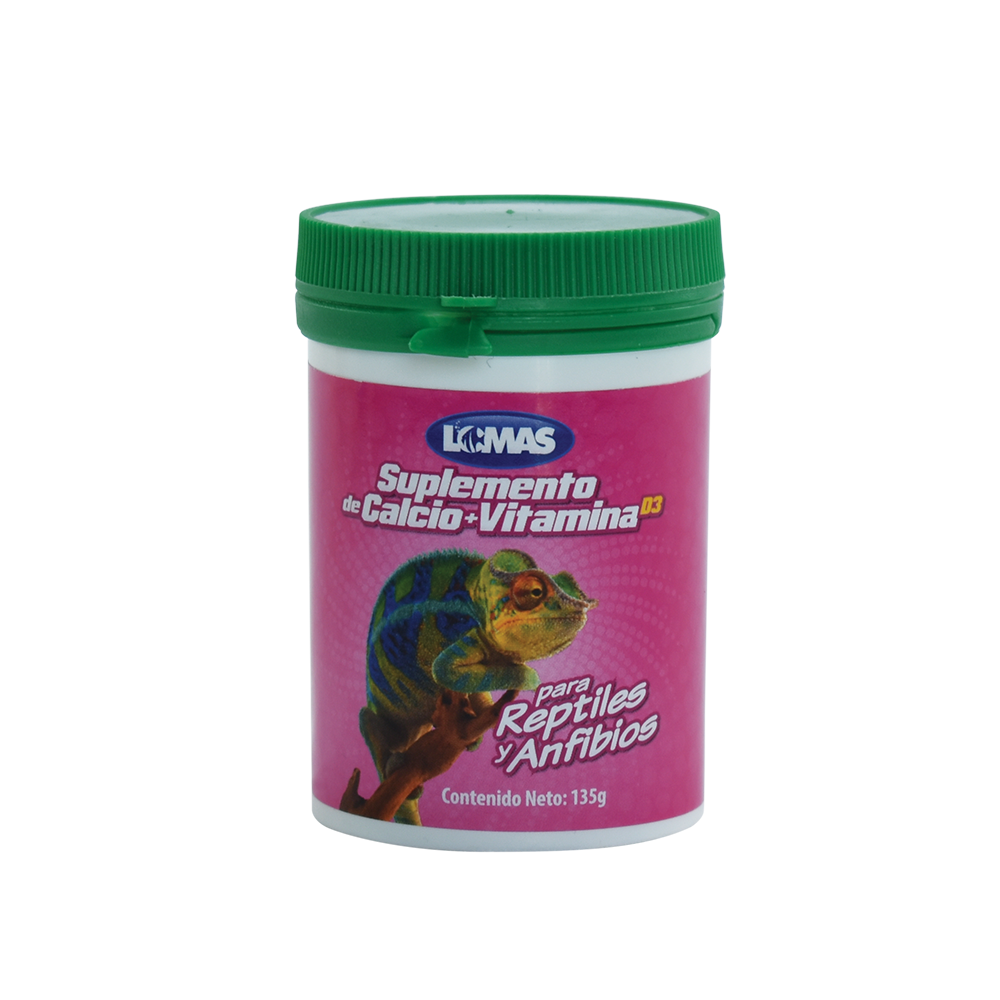 SUPLEMENTO D CALCIO P/REPTIL VIT D3 135 G