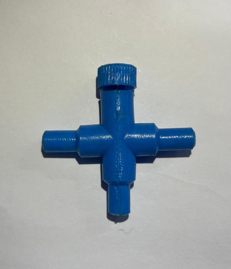 VALVULA AZUL CRUZ C/ REGULADOR