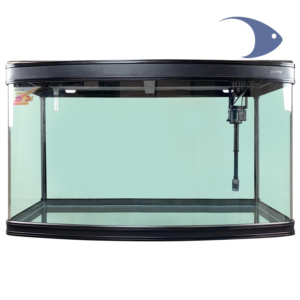 [BYLH-1200N] ACUARIO MODERNISTA CON FRENTE CURVO 355 L