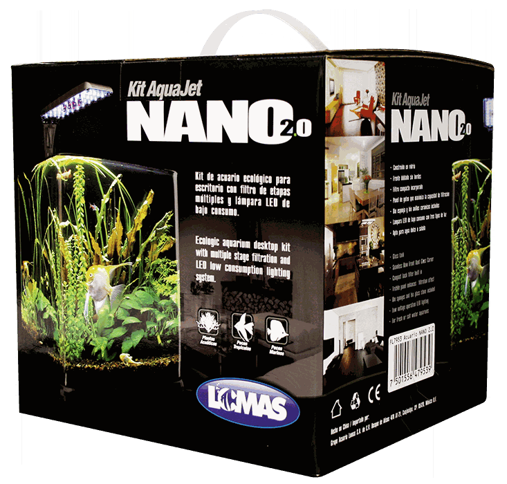 [FL7953] ACUARIO NANO CUBO 9 LTS
